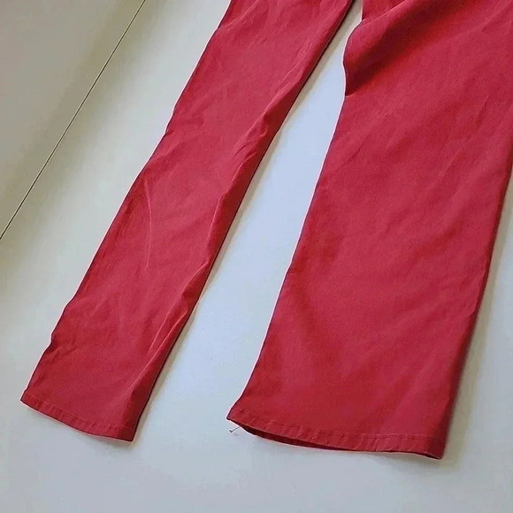 MOTHER The Tomcat Prep Jeans Poppy Red Killing Time - Picture 12 of 13